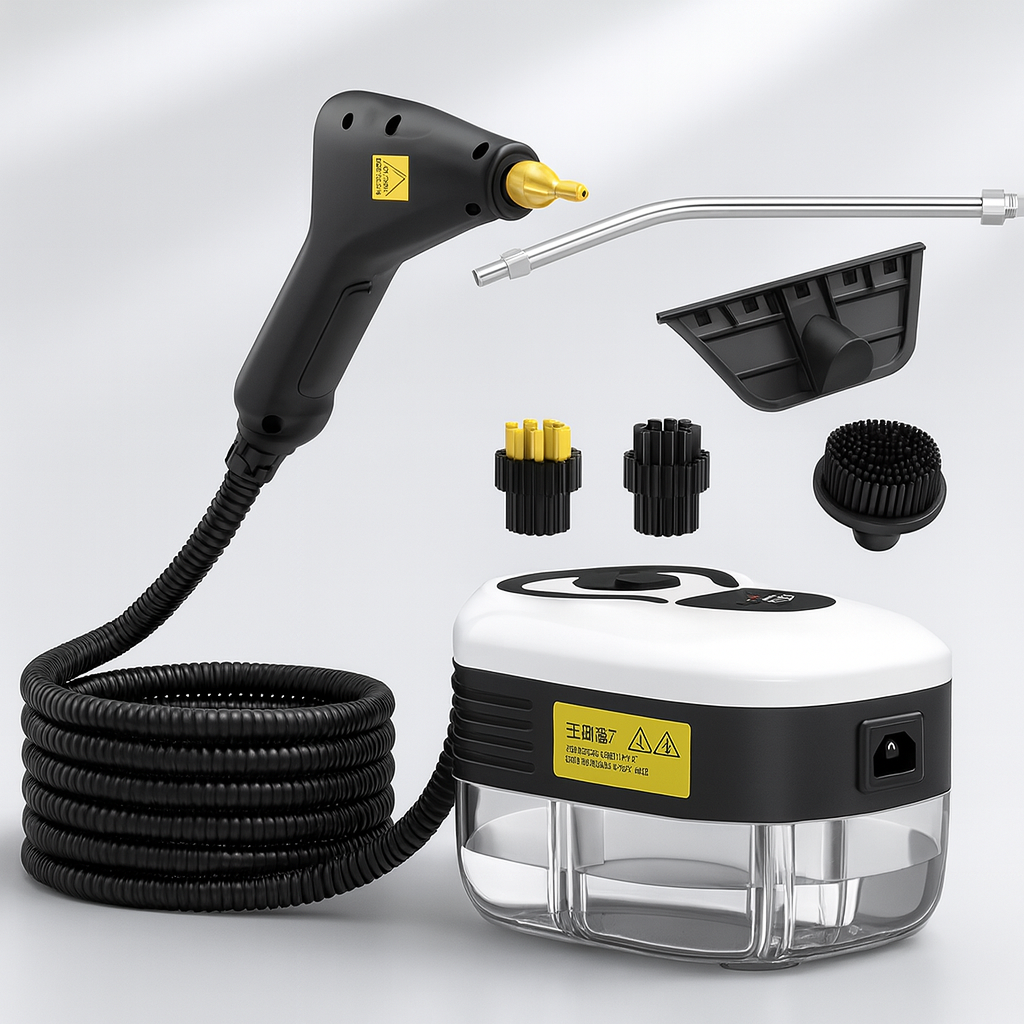 Ατμοκαθαριστής υψηλής πίεσης 2500W με γάντια