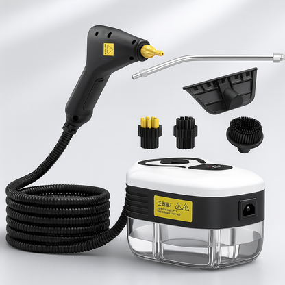 Ατμοκαθαριστής υψηλής πίεσης 2500W με γάντια 